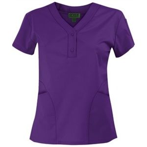 Crocs Scrubs Y-Neck Emily Top